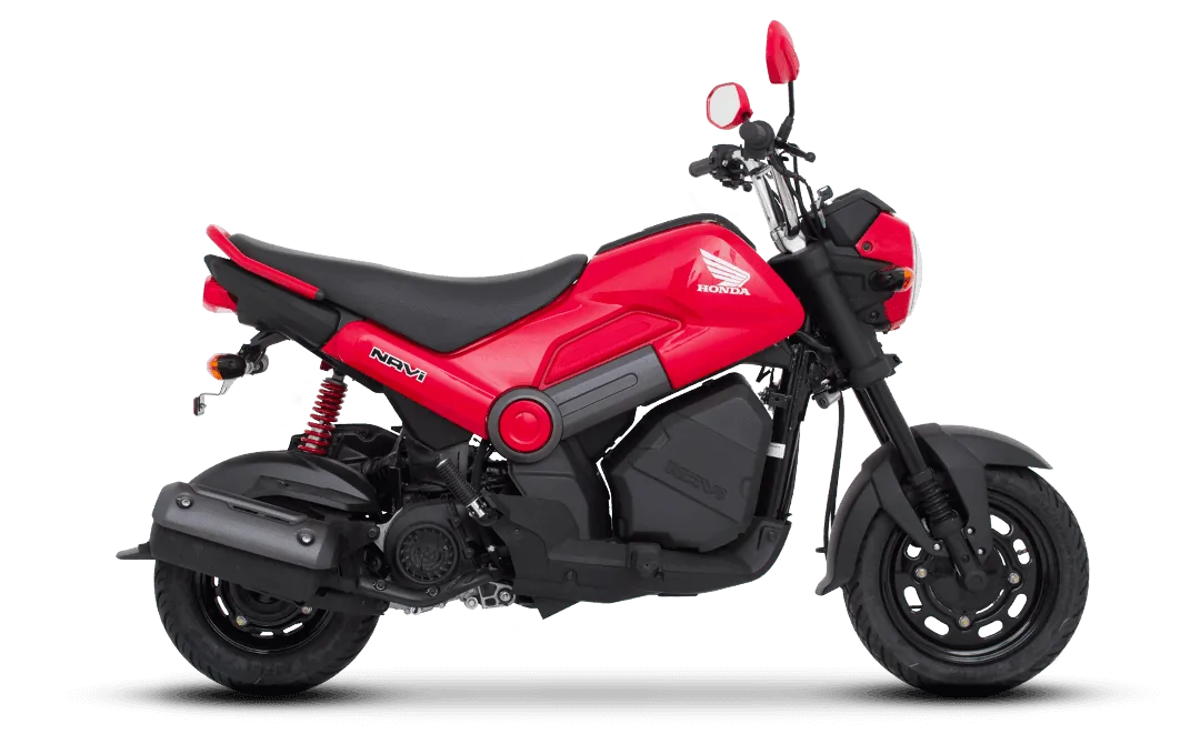 Honda Navi 110 scooter in red